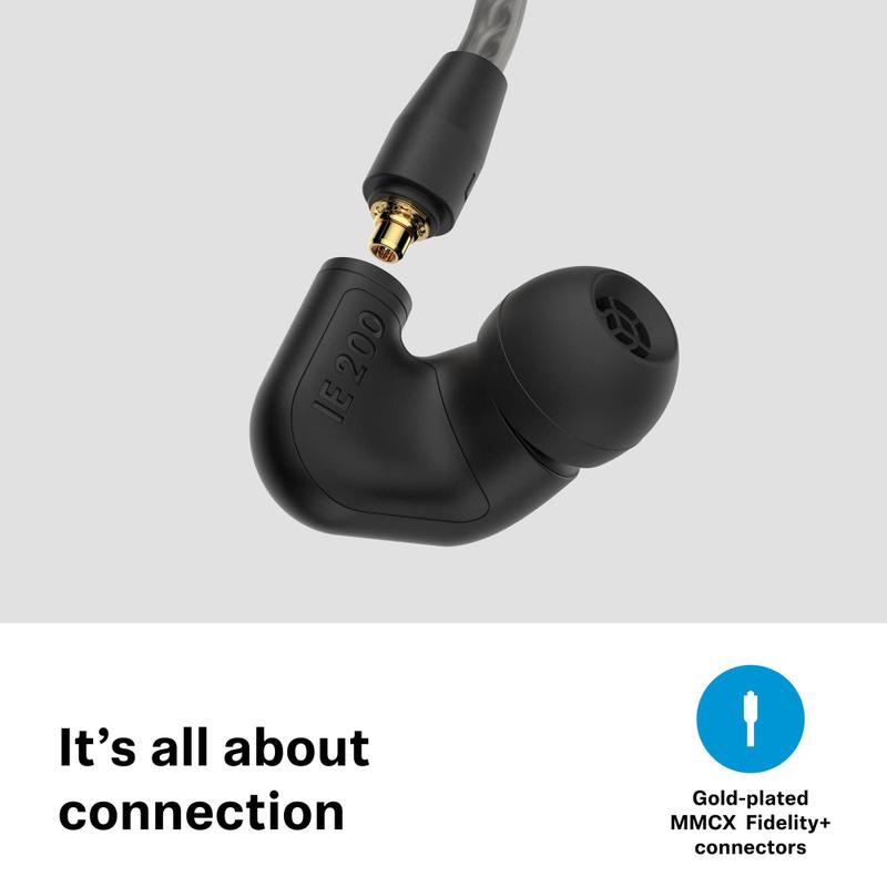 Fones de ouvido audiófilos intra-auriculares Sennheiser IE 200